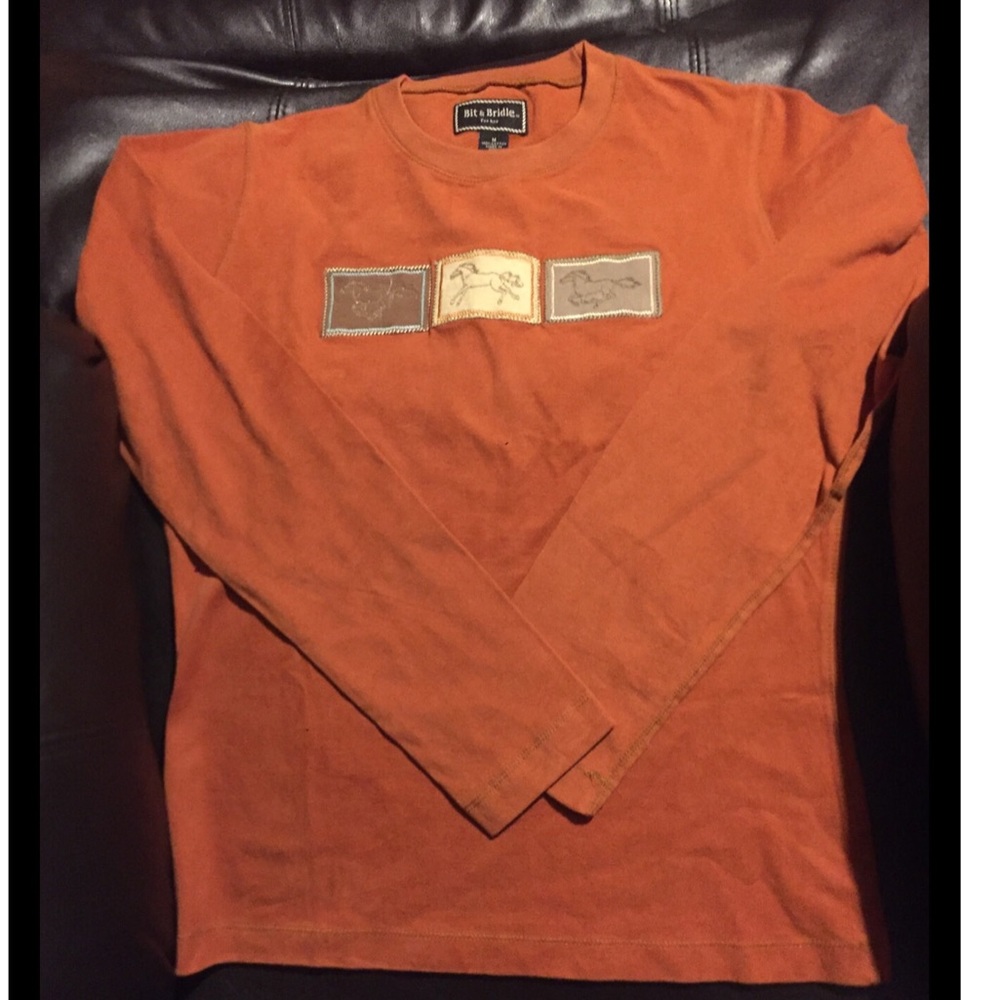 BITS & BRIDLE. Burnt Orange. Women’s M.